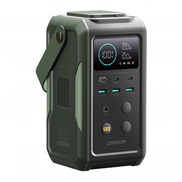 Baterie Externă Joyroom JR-PBF10 75000mAh 100W QC + PD 3 x USB-A - 3 x USB-C Verde