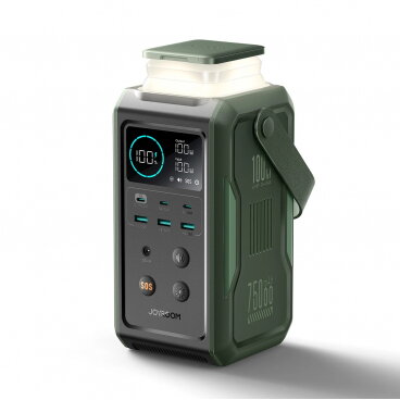 Baterie Externa Joyroom JR-PBF10 75000mAh 100W QC + PD 3 x USB-A - 3 x USB-C Verde — imaginea 4