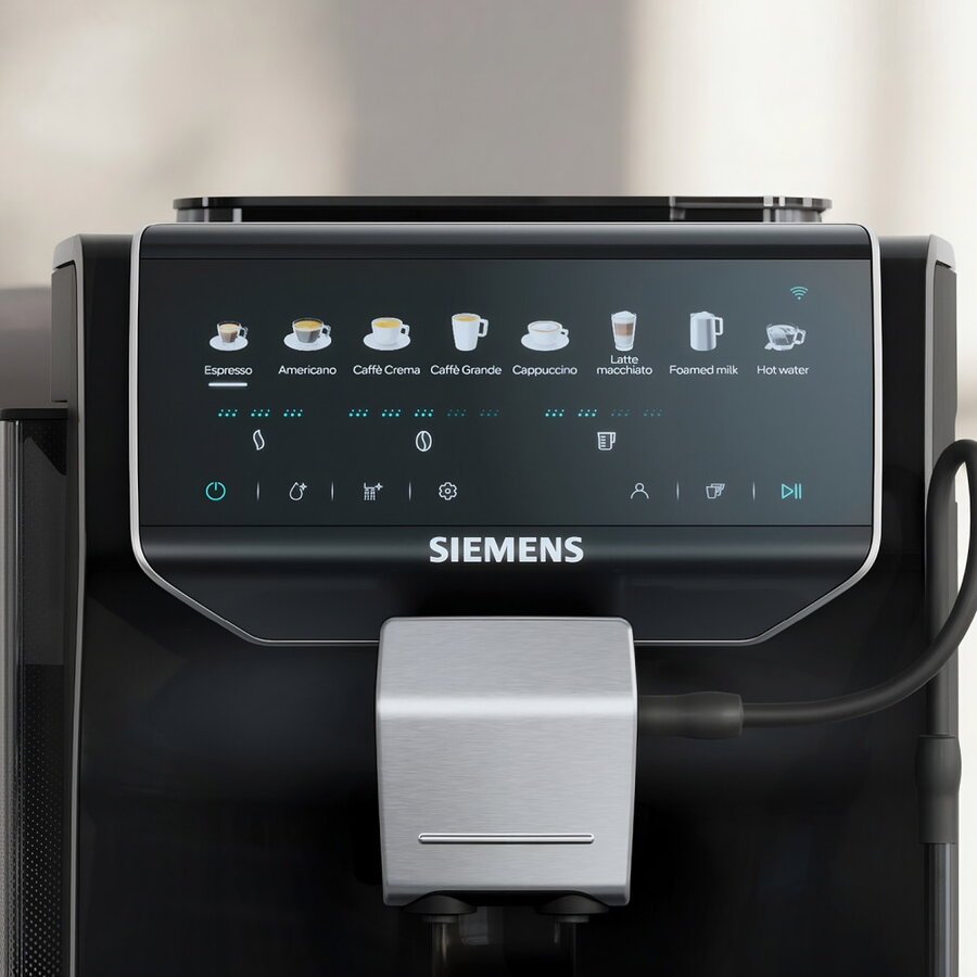 Espressor Automat Siemens EQ500 iAroma TP553E07 Rezervor Apa 1.8L Recipient Cafea 300G Presiune 15 Bari Compatibil Home Connect 1500W Negru — imaginea 4