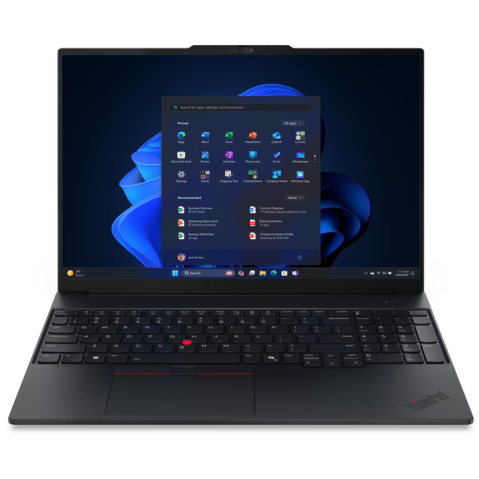 Laptop Lenovo ThinkPad E16 G4 WUXGA 16 inch AMD Ryzen AI 7 345 16GB 512GB SSD PCIe Windows 11 Pro Black