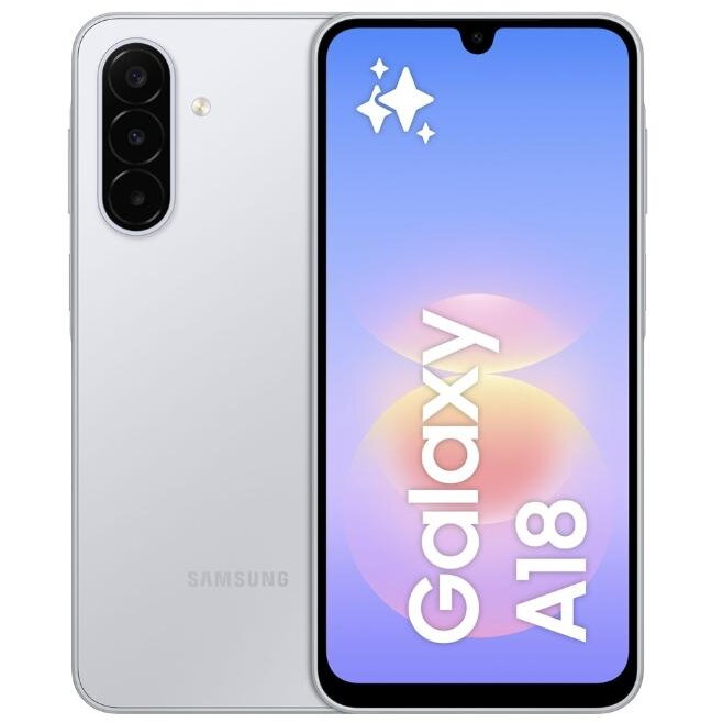 Telefon mobil Samsung Galaxy A18 128GB 4GB RAM Dual Sim LTE Silver