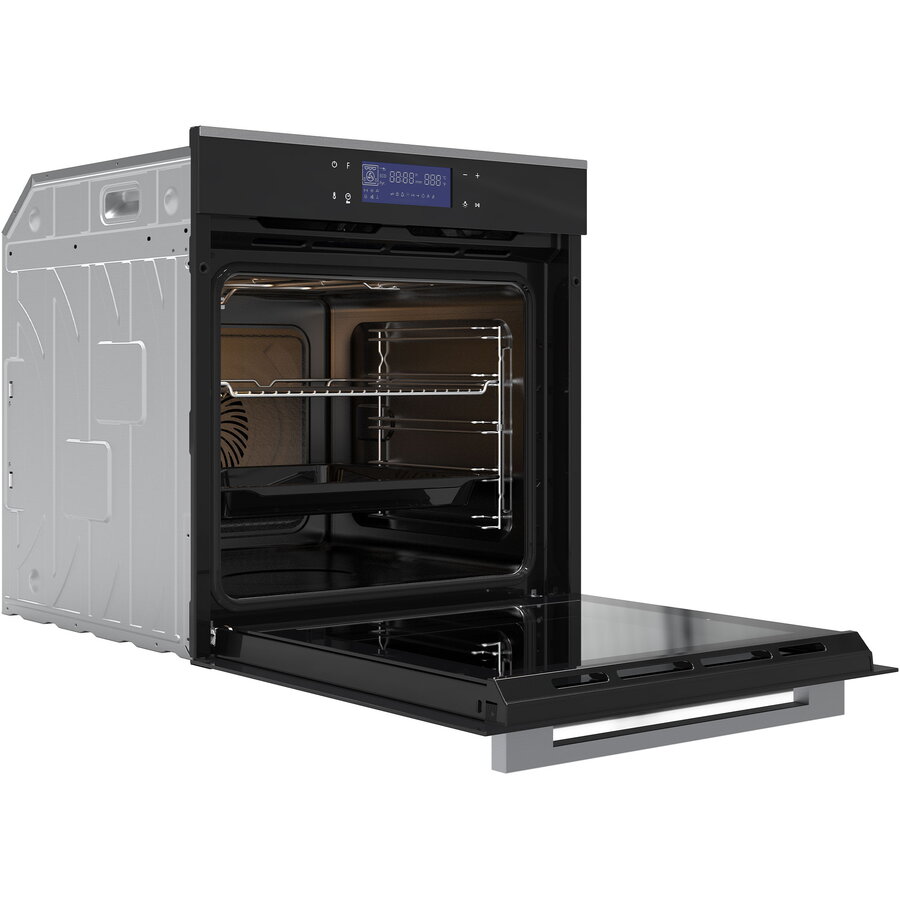 Pachet Samus ONL60 Cuptor Incorporabil SC632GDT13 74L 13 Funcții + Plita Incorporabila pe Gaz PSG-64SG2 4 Arzatoare Negru/Inox — imaginea 3