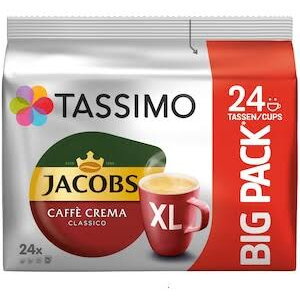 Capsule Tassimo Jacobs Café Crema XL Set 80 Băuturi x 215ml — imaginea 2
