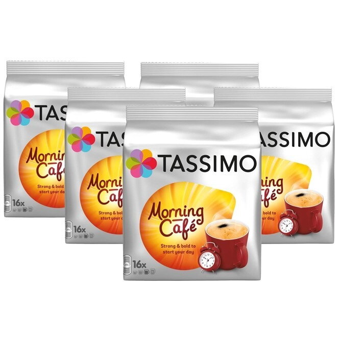 Capsule Tassimo Morning Cafe Set de 80 Băuturi x 215ml
