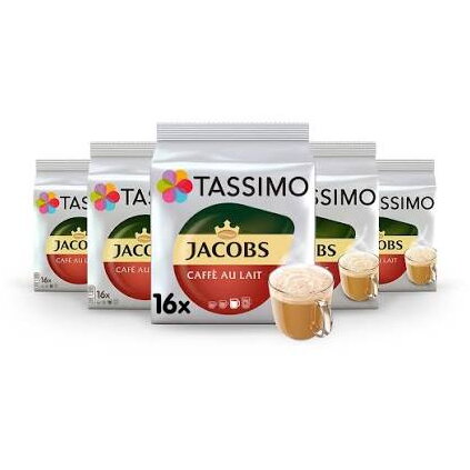 Capsule Tassimo Cafe Au Lait 80 de Băuturi x 180ml