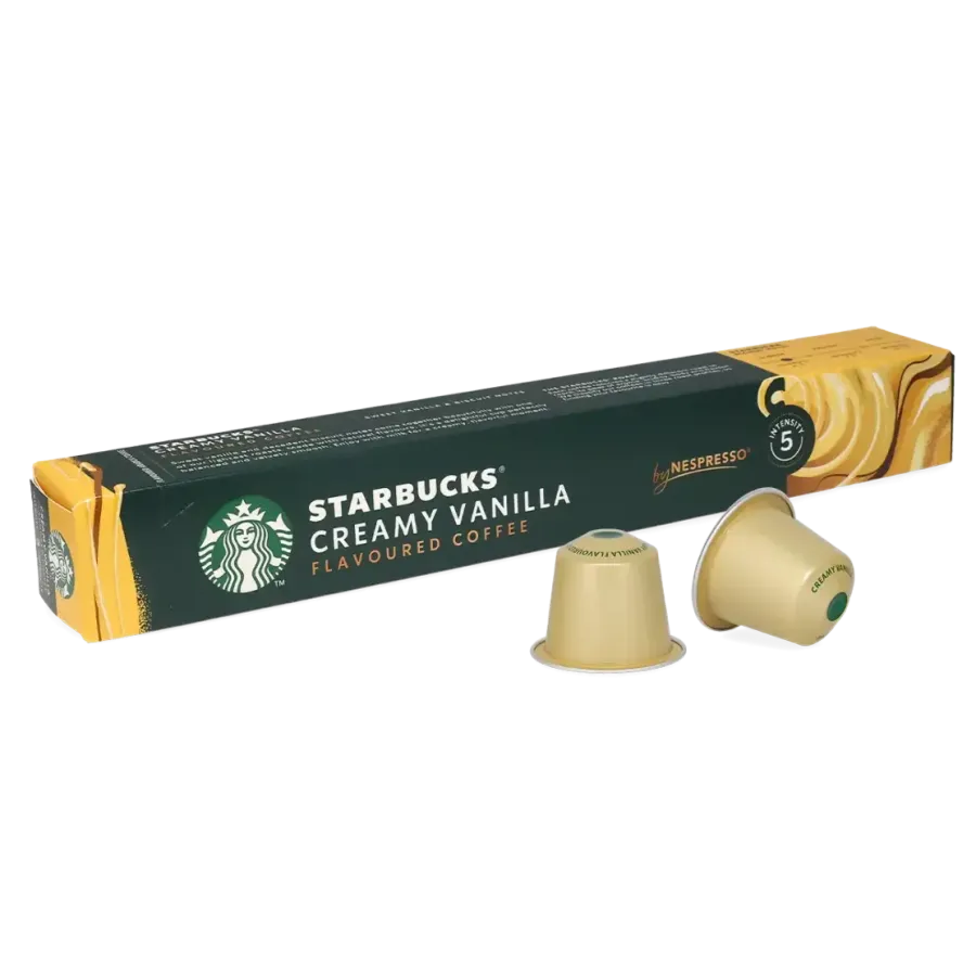 Capsule Starbucks cu Aroma Creamy Vanilla Compatibile Nespresso 10 Bucăți 51g