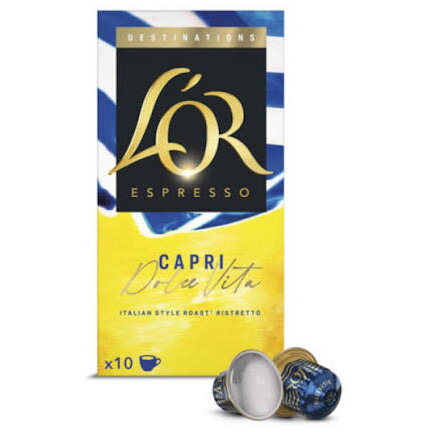 Capsule Cafea L'or Espresso CAPRI 10 Bucăți 52g