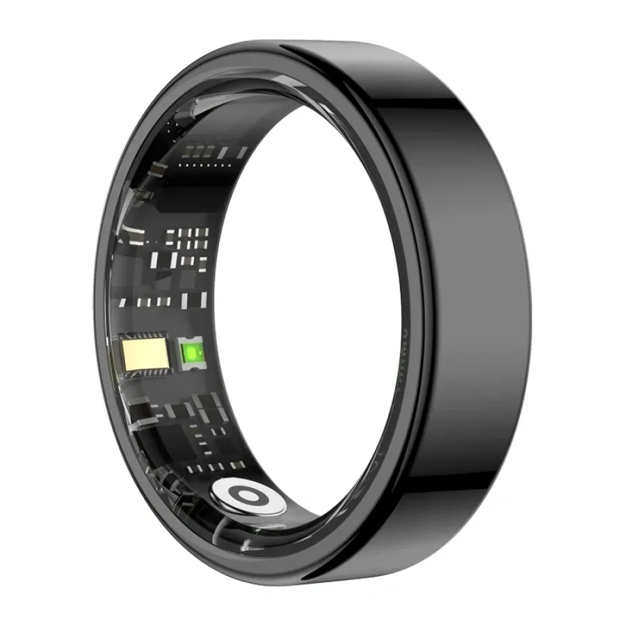 Smart Ring COLMI RING 2 Mărime 7 Bluetooth Autonomie 3 - 5 Zile Negru — imaginea 3