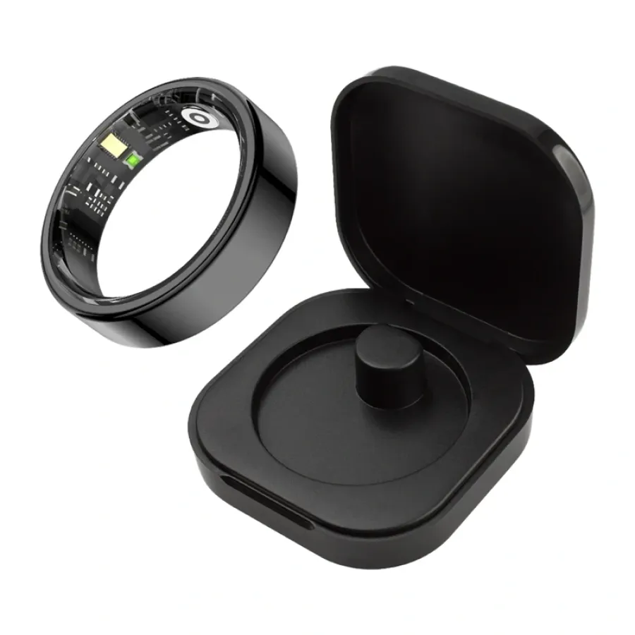 Smart Ring COLMI RING 2 Mărime 7 Bluetooth Autonomie 3 - 5 Zile Negru — imaginea 5