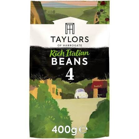 Cafea Boabe Taylors of Harrogate Rich Italian 100% Arabica 400g