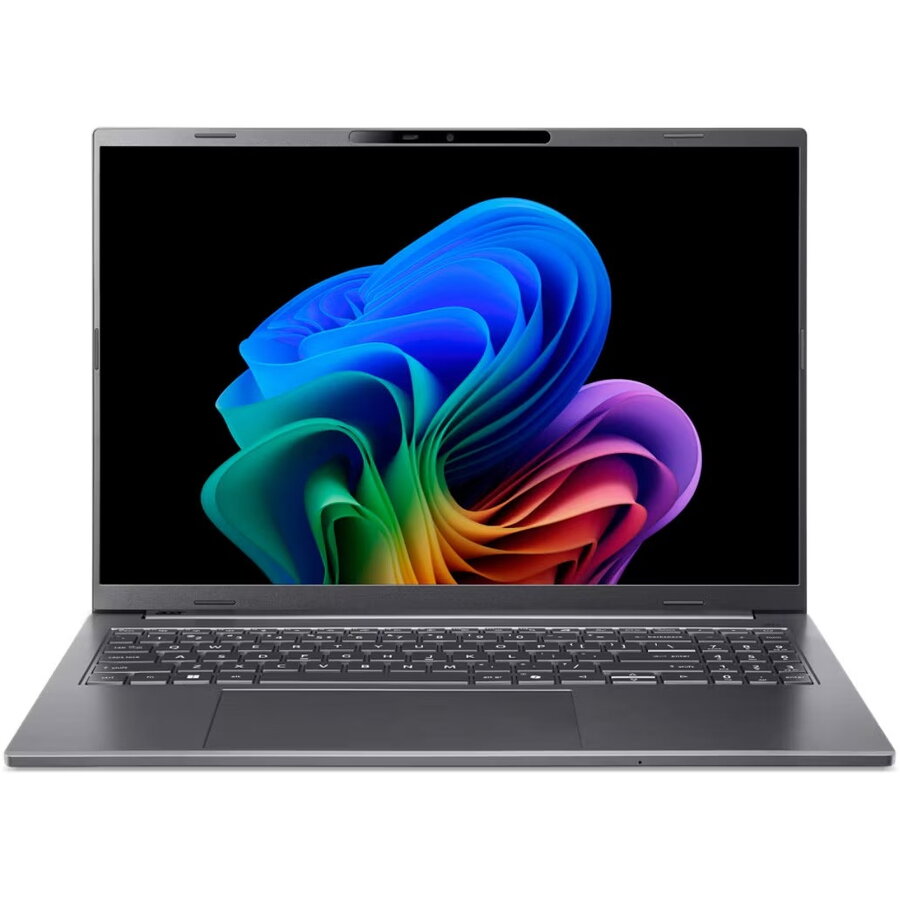 Laptop Acer Aspire 16 AI OLED A16-61M-R147 cu procesor AMD Ryzen™ AI 7 345 până la 4.6GHz, 16'', WUXGA+, OLED, 120Hz, 32GB LPDDR5X RAM, 1TB SSD, AMD Radeon™ 840M, Windows 11 Home, Steel Gray — imaginea 5