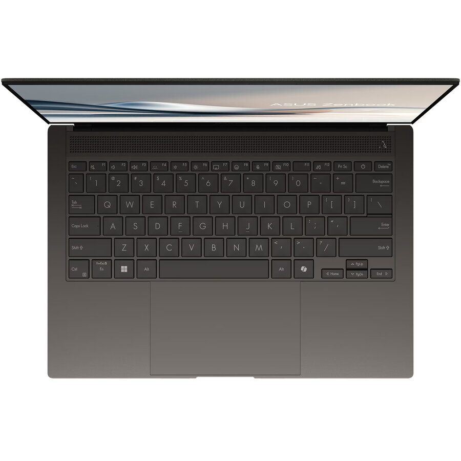 Laptop Asus Zenbook S 14 UX5406AA cu procesor Intel® Core™ Ultra 9 386H până la 4.9GHz, 14'', 3K, OLED, 120Hz, 32GB LPDDR5X, 1TB SSD, Intel® Graphics, Windows 11 Pro, Antrim Gray — imaginea 5