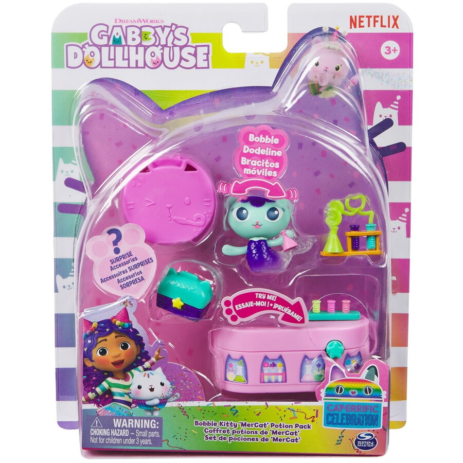 Set Figurine Spin Master Bobble Kitty Mercat +3 ani