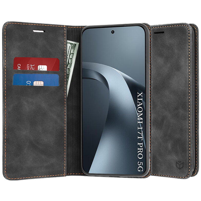 Husa Techsuit pentru Xiaomi 17T Pro Neagră