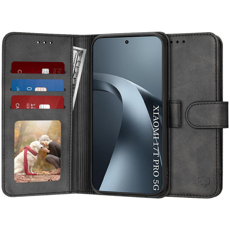 Husa Techsuit pentru Xiaomi 17T Pro Neagră