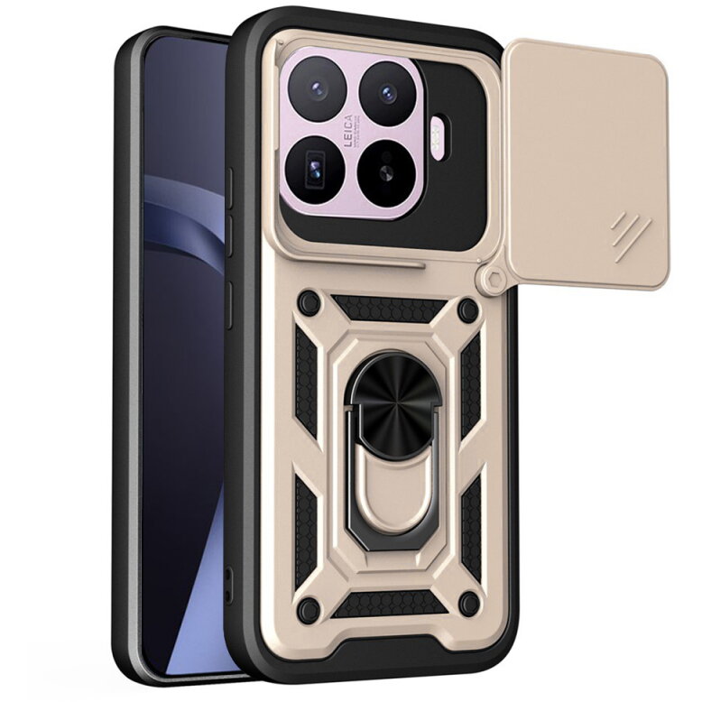Husa Techsuit pentru Xiaomi 17T Pro Aurie