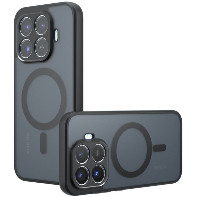 Husa Techsuit pentru Xiaomi 17T Pro Neagră Satinata