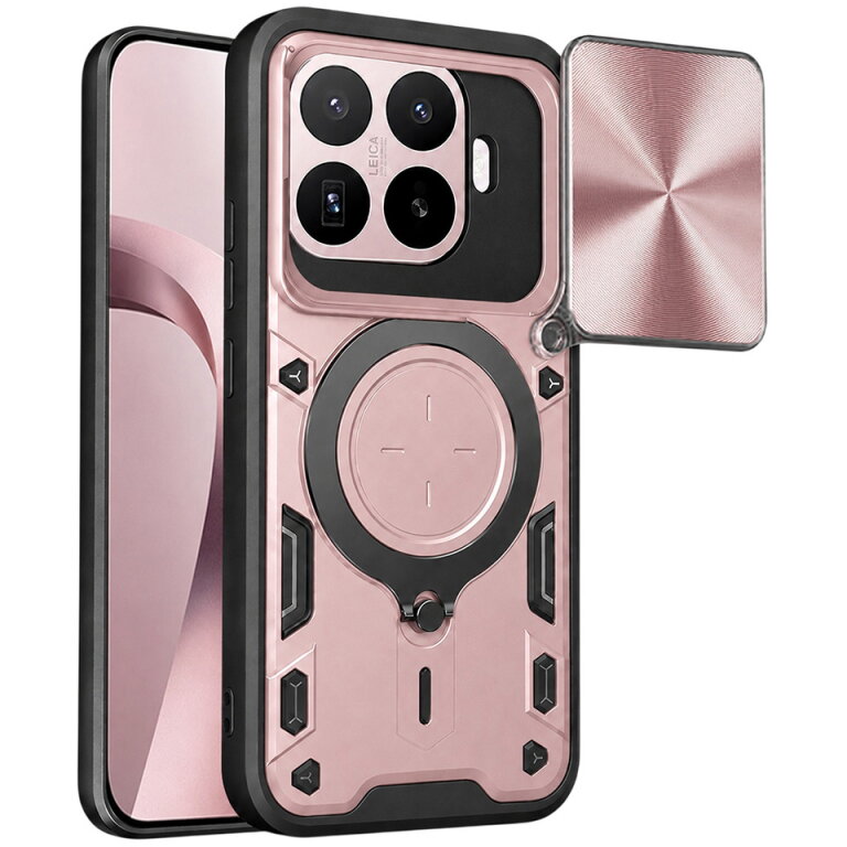 Husa Techsuit pentru Xiaomi 17T Roz Aurie