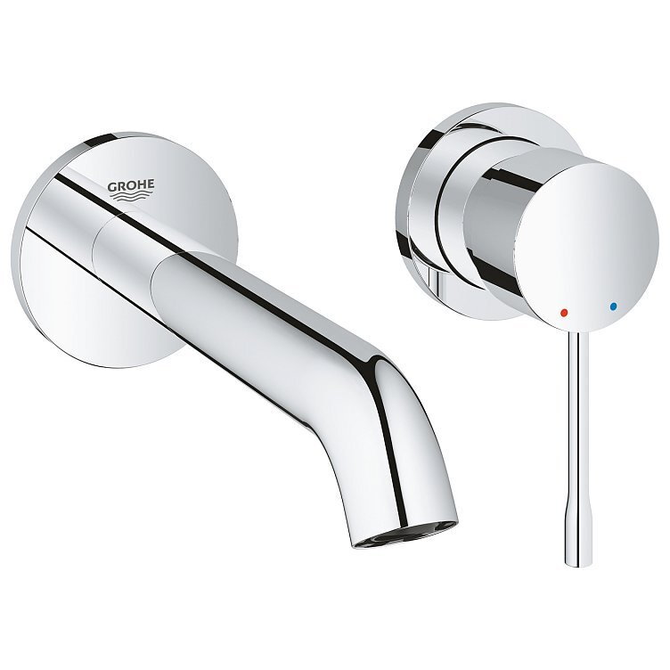 Baterie Lavoar Grohe Essence Montare pe Perete Monocomandă Mărimea M Necesită Corp Instalare Auriu Mat — imaginea 2