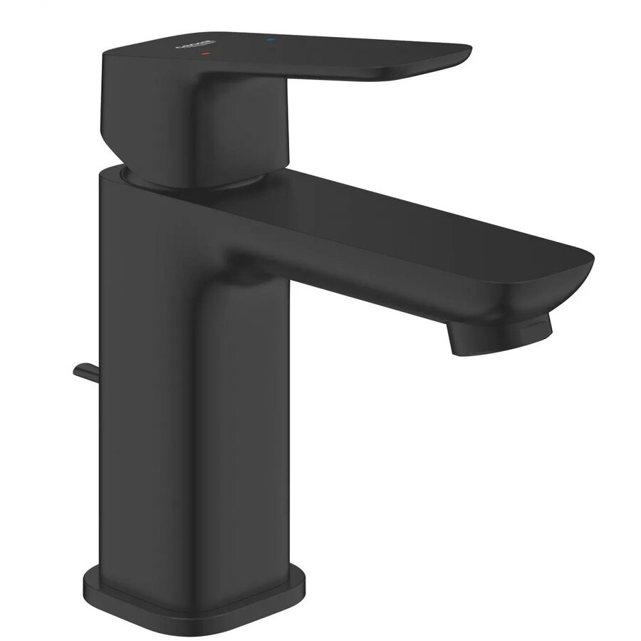 Baterie Lavoar Grohe Concetto Mărimea S Monocomandă Set Evacuare cu Tija Cartuș Ceramic Negru Mat