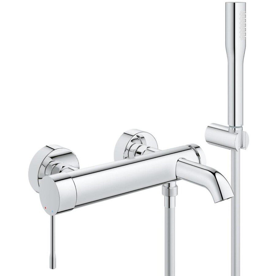 Baterie Cada Grohe Essence Monocomandă Cartuș Ceramic Diverter Para de Dus 1 Funcție Furtun de 1.5m Crom