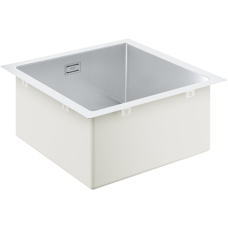 Chiuvetă Bucătărie Grohe K700 Montare pe Blat 1 Cuva Set Scurgere Antifonare Inox
