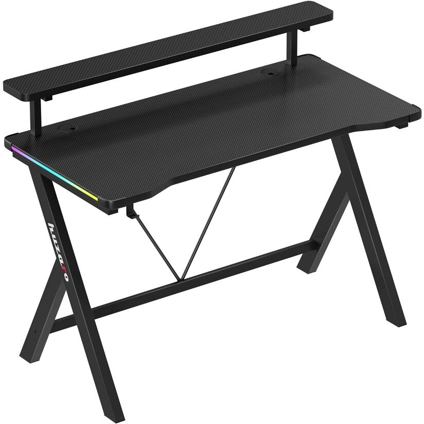 Birou Gaming Huzaro Hero 1.9 RGB Negru