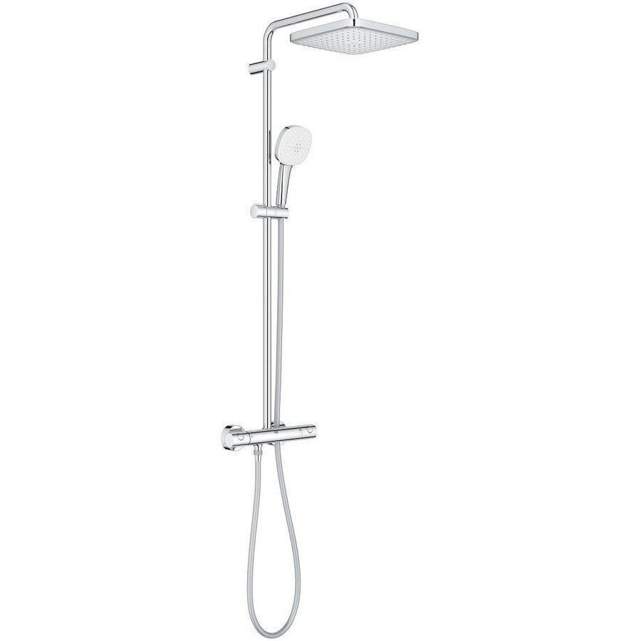 Sistem de Dus Grohe Tempesta Cube 250 Aparent Levier Metalic Ajustabil Crom
