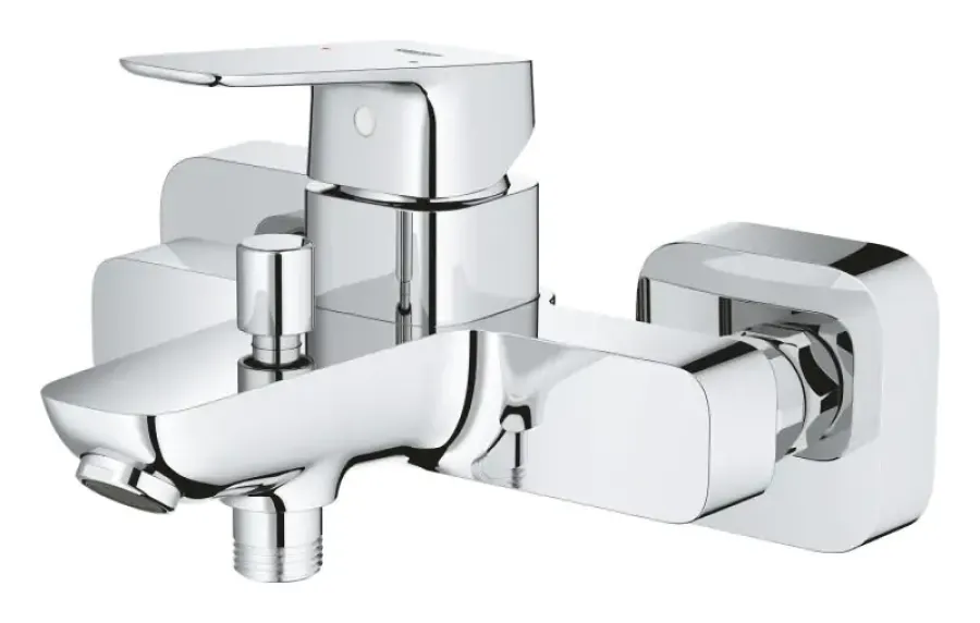 Baterie Cada Grohe Concetto Monocomandă Cartus Ceramic Diverter Montare pe Perete Limitator Temperatura Negru mat — imaginea 2