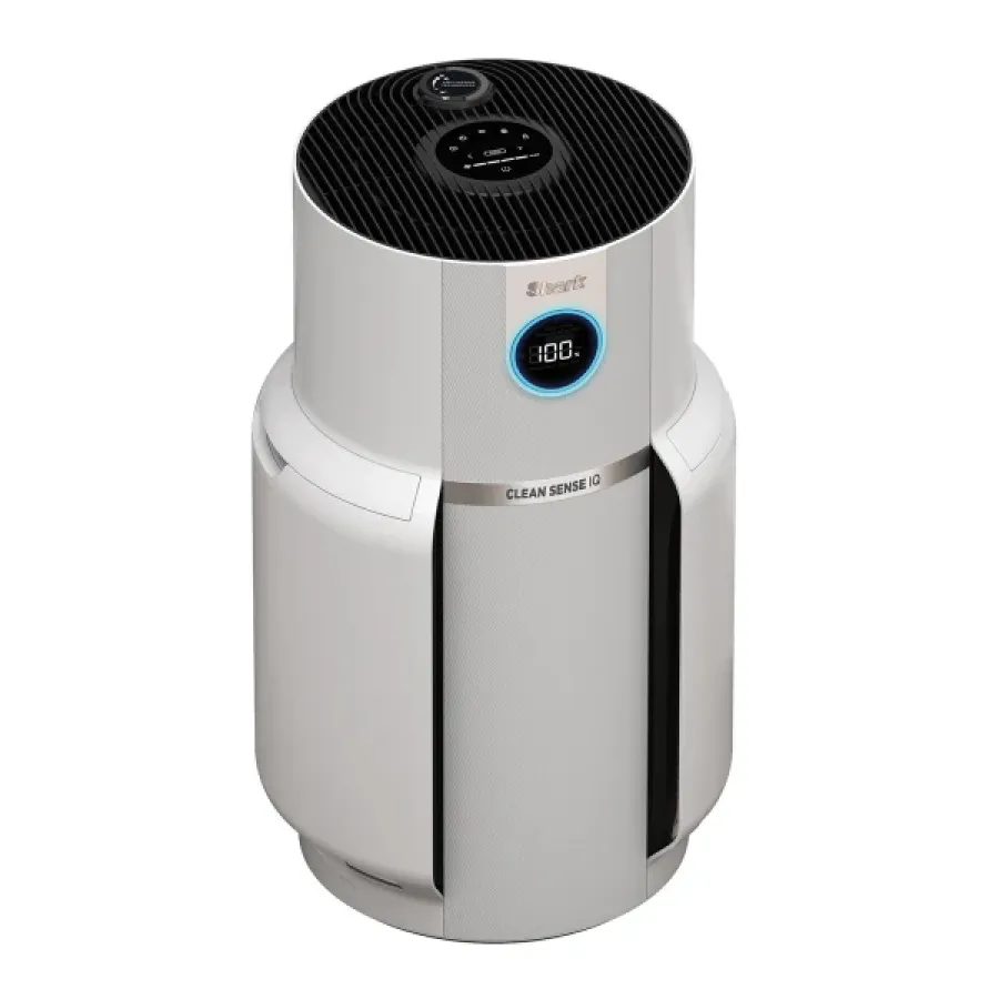 Purificator de aer Shark NeverChange5 Max HP300EU 5 Trepte de Viteza 4 Etape Filtrare 54W Alb