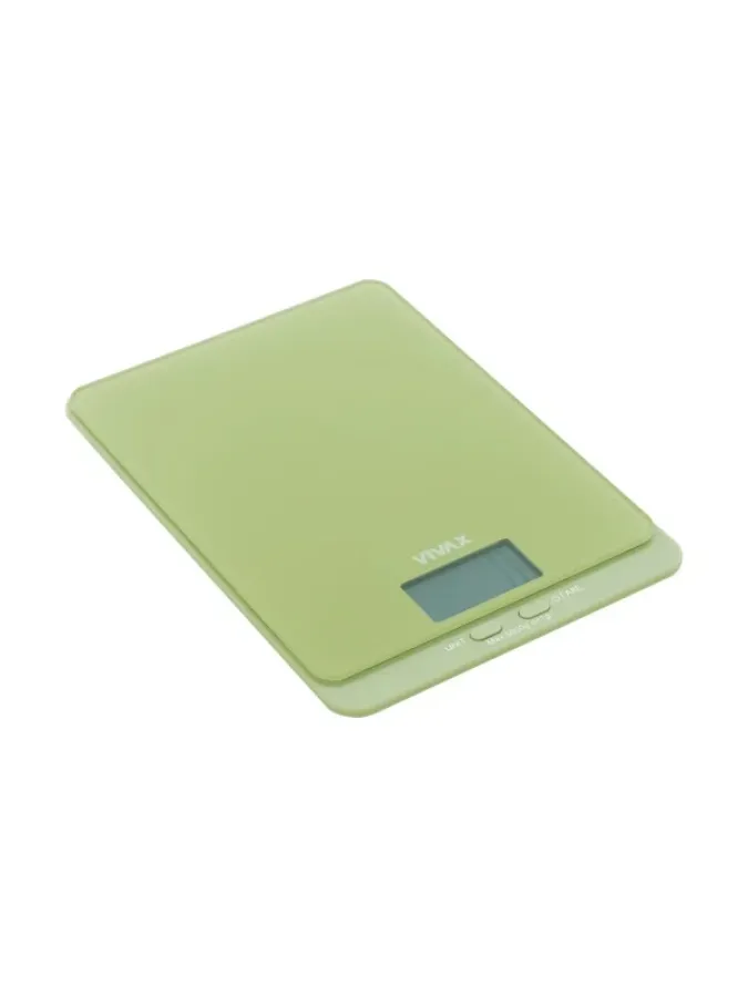 Cantar de bucătărie Vivax KS-502G, Ecran digital, 5 Kg, Sticlă, Verde — imaginea 4