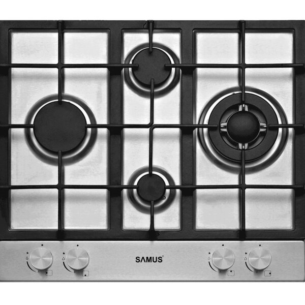 Plita PSG-64SX6 4 arzatoare pe gaz Arzator Wok Inox