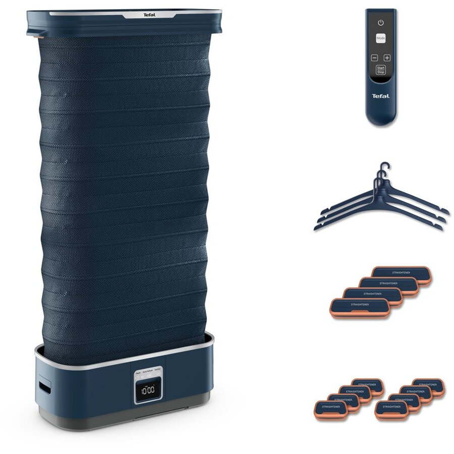 Cabina Automata de Calcat Care For You YT2020E0 1500W 65G/Min 1200ML Vertical Tehnologie Blue Steam Mod Eco Indreptare Automata Anticalcar Albastru Inchis
