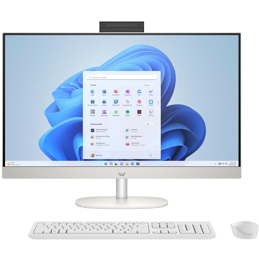 Sistem All in One 27-cr0232nw FHD AMD Ryzen 5 7520U 16GB 512GB SSD Windows 11 Home White
