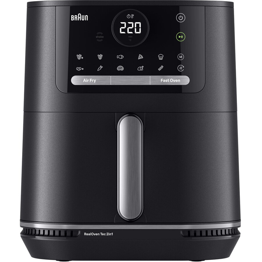 Friteuza cu Aer Cald 2in1 MultiFry 5 HF 5054I Capacitate 6L 15 Programe Automate 2000W Negru