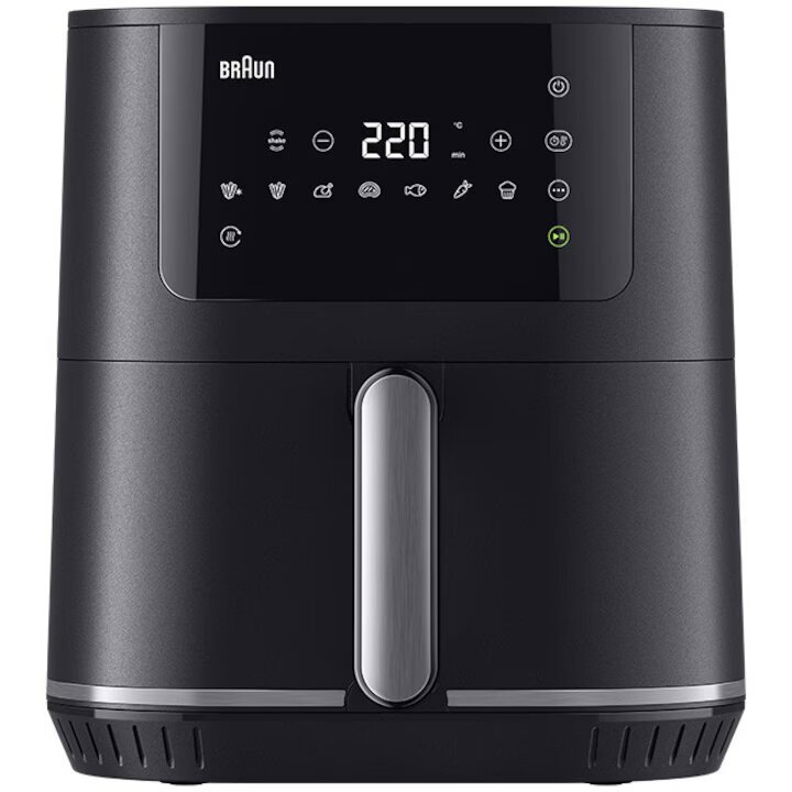 Braun Houshold hot air fryer MultiFry 5, HF 5034I (black, 1,700 watts, basket 6.0 liters)