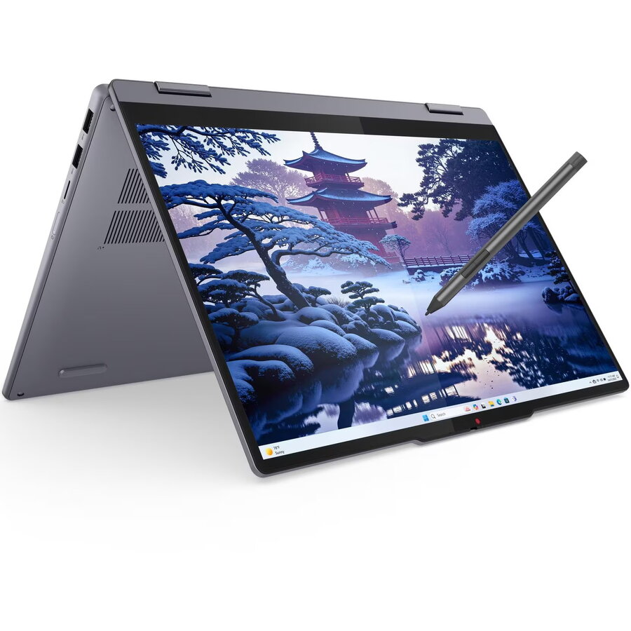 Laptop 2-in-1  IdeaPad 5 2-in-1 14IAL10 Intel Core Ultra 7 255H 5.1GHz 14inch WUXGA IPS Touch 16GB DDR5 RAM 1TB SSD Intel Arc 140T GPU No OS Luna Grey 