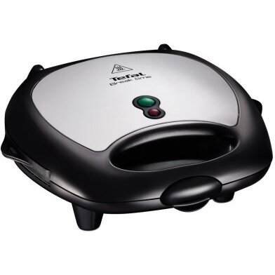 Sandwich Maker Break Time SW614831 3 Seturi Placi Interschimbabile 700W Negru/Argintiu
