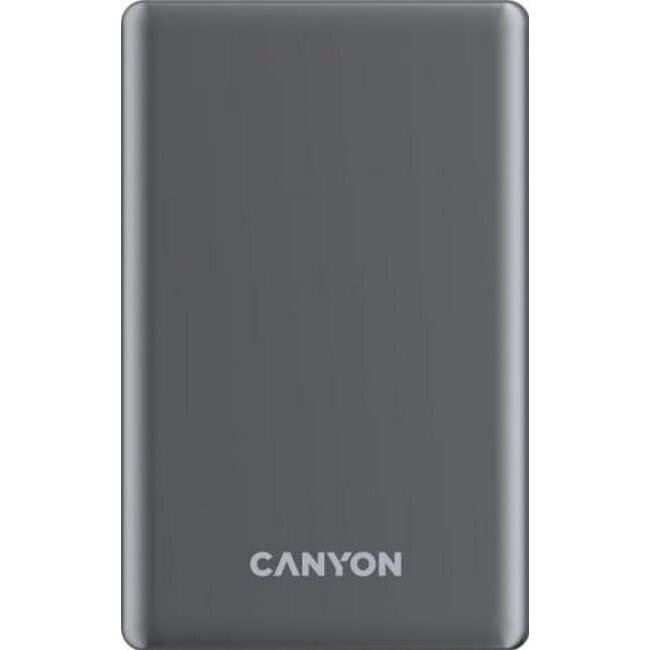 Baterie Externa Canyon OnPower 505 Slim MagSafe 5000mAh PD 20W Gri — imaginea 4