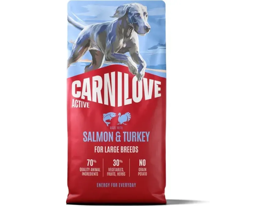 Hrana Pentru Câini CARNILOVE cu Somon și Curcan 12kg