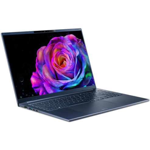 Laptop Acer Swift Go 16 AI OLED 16 inch AMD Ryzen AI 5 430 16GB 512GB SSD Windows 11 Home Steam Blue — imaginea 3