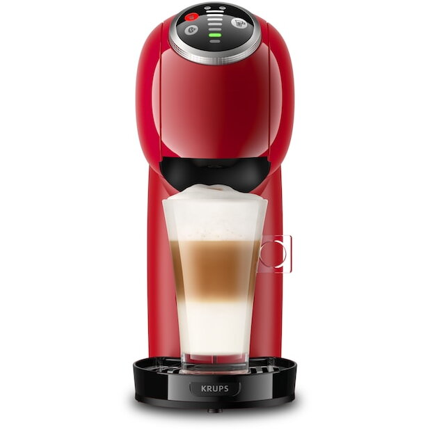 Espressor Krups Cu Capsule NESCAFÉ Dolce Gusto Genio S Plus KP340510 1500W 15 Bari Rezervor de 0.8L Băuturi Calde și Reci Roșu — imaginea 6