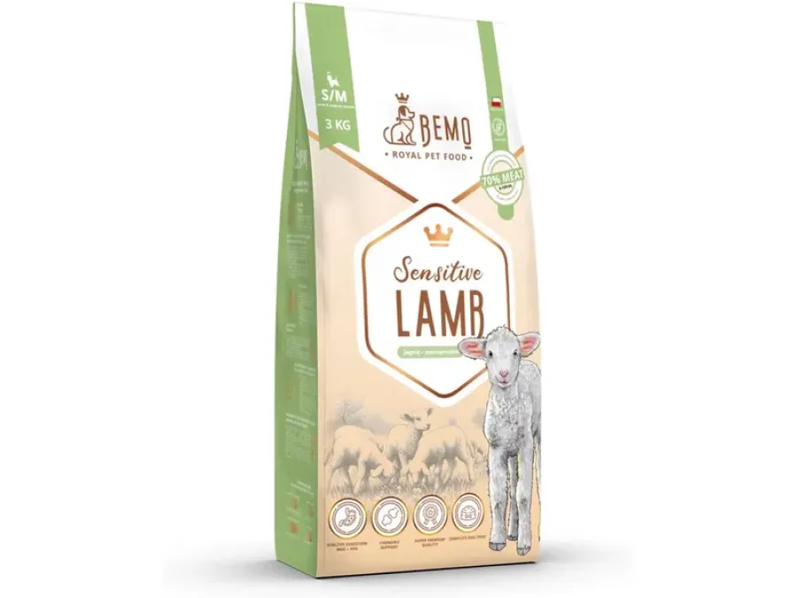 Hrana Pentru Câini BEMO cu Miel 3kg