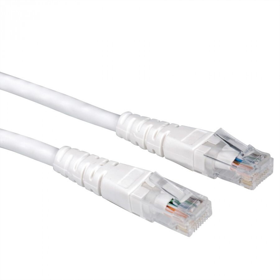 Cablu de Rețea Value UTP Cat 6 1m Alb