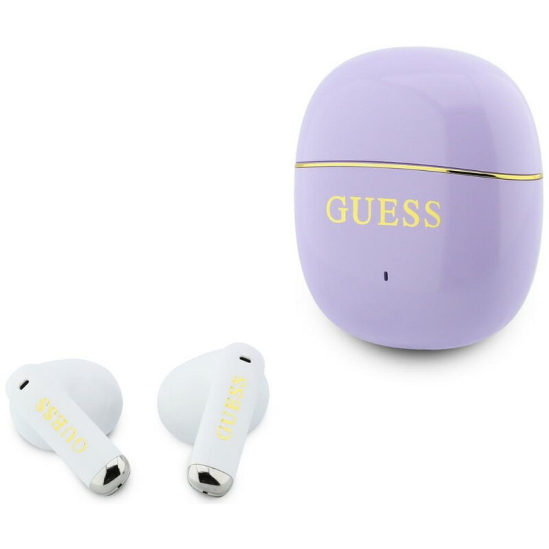 Căști Wireless Guess Glossy Gold Line Classic TWS Mov