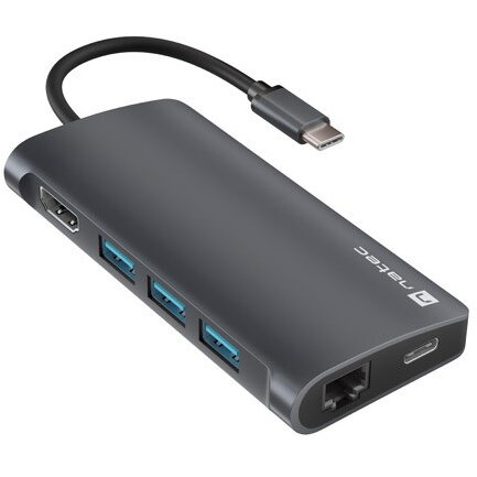 Statie de Andocare Natec Fowler 2 V2 USB-A MicroUSB USB-C RJ-45 HDMI Negru