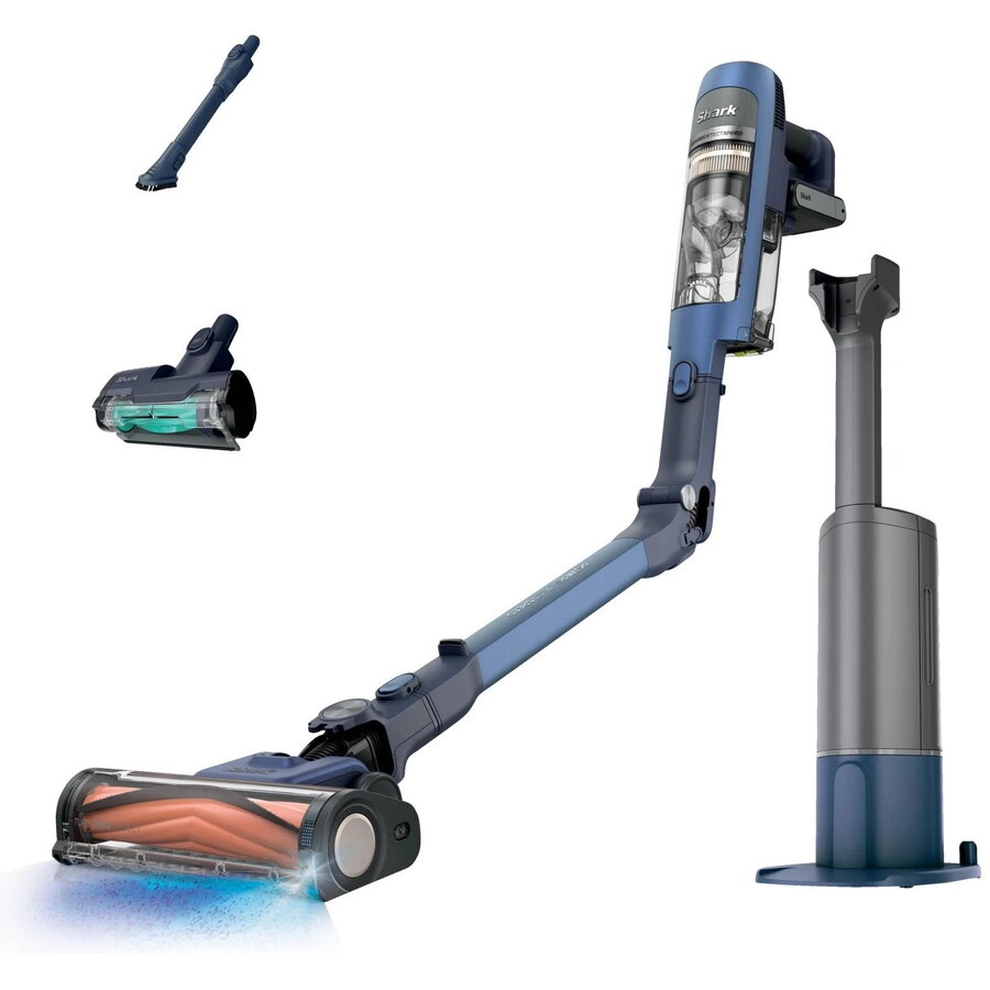 Aspirator Vertical fără Fir Shark PowerDetect Speed Recipient 0.5L Filtru HEPA Putere 350W Albastru
